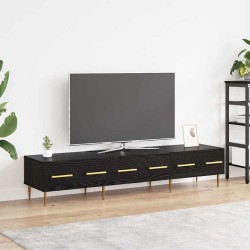 Meuble TV Chêne noir 150 x 36 x 30 cm Bois d'ingénierie 629019629019