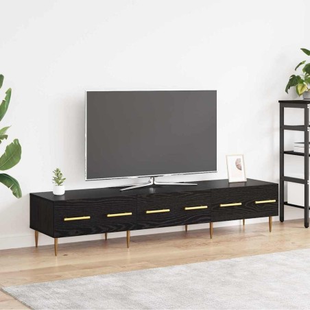 Meuble TV Chêne noir 150 x 36 x 30 cm Bois d'ingénierie 629019629019