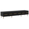 Meuble TV Chêne noir 150 x 36 x 30 cm Bois d'ingénierie 629019629019