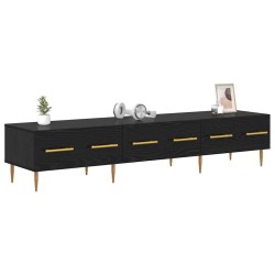 Meuble TV Chêne noir 150 x 36 x 30 cm Bois d'ingénierie 629019629019