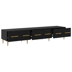 Meuble TV Chêne noir 150 x 36 x 30 cm Bois d'ingénierie 629019629019
