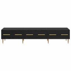 Meuble TV Chêne noir 150 x 36 x 30 cm Bois d'ingénierie 629019629019