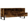 Meuble TV chêne fumé 100x34,5x44,5 cm bois d'ingénierie 629020629020
