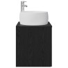 Vanité de lavabo mural Chêne noir 49,5 x 44,5 x 66 cm 629022629022