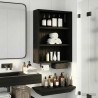 Armoire murale de salle de bain Chêne Noir 40 x 10 x 50 cm 629025629025