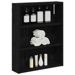 Armoire murale de salle de bain Chêne Noir 40 x 10 x 50 cm 629025629025