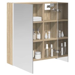 Armoire Miroir de Salle de Bain Chêne Sonoma 629034629034
