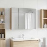 Armoire Miroir de Salle de Bain Chêne Sonoma 60 x 14,5 x 50 cm 629035629035