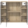 Armoire Miroir de Salle de Bain Chêne Sonoma 60 x 14,5 x 50 cm 629035629035