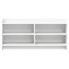 Meuble TV 100 x 33 x 47 cm Blanc Bois d'ingénierie 629036629036