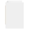 Meuble TV 100 x 33 x 47 cm Blanc Bois d'ingénierie 629036629036