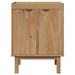 Meuble de lavabo de salle de bain OTTA 59x40x80 cm bois massif 629037629037