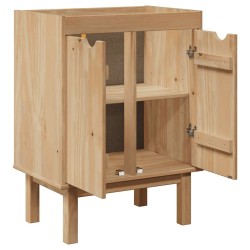 Meuble de lavabo de salle de bain OTTA 59x40x80 cm bois massif 629037629037