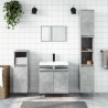 Armoire de bain gris béton 58x33x60 cm bois d'ingénierie 629040629040