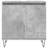 Armoire de bain gris béton 58x33x60 cm bois d'ingénierie 629040629040