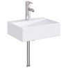 Lavabo de salle de bains Chrome 39 x 30,5 x 12,5 cm métal 629042629042
