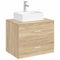 Lavabo de salle de bains Chrome 39 x 30,5 x 12,5 cm métal 629042629042
