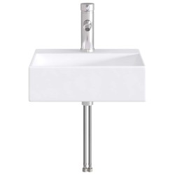 Lavabo de salle de bains Chrome 39 x 30,5 x 12,5 cm métal 629042629042