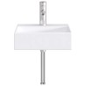 Lavabo de salle de bains Chrome 39 x 30,5 x 12,5 cm métal 629042629042