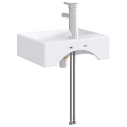 Lavabo de salle de bains Chrome 39 x 30,5 x 12,5 cm métal 629042629042