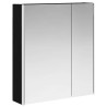 Armoire Miroir de Salle de Bain Chêne noir 63,5 x 15,5 x 70 cm 629043629043