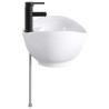 Lavabo de salle de bains Noir Mat 59 x 35 x 21 cm métal 629044629044