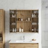 Armoire Miroir de Salle de Bain Chêne artisan 80 x 14.5 x 70 cm 629045629045