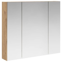 Armoire Miroir de Salle de Bain Chêne artisan 80 x 14.5 x 70 cm 629045629045