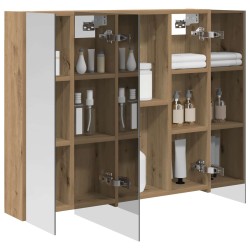 Armoire Miroir de Salle de Bain Chêne artisan 80 x 14.5 x 70 cm 629045629045