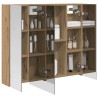 Armoire Miroir de Salle de Bain Chêne artisan 80 x 14.5 x 70 cm 629045629045