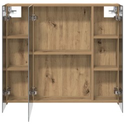 Armoire Miroir de Salle de Bain Chêne artisan 80 x 14.5 x 70 cm 629045629045