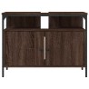Armoire lavabo de salle de bain chêne marron 80x30x60 cm 629048629048