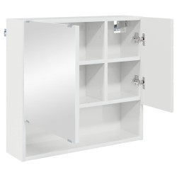 Armoire Miroir Blanc brillant 59 x 17 x 55 cm Bois d'ingénierie 629049629049
