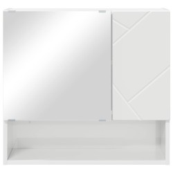 Armoire Miroir Blanc brillant 59 x 17 x 55 cm Bois d'ingénierie 629049629049