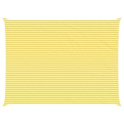 Voile d'ombre Jaune et blanc 8 x 6 m 100 % polyester Oxford 629050629050