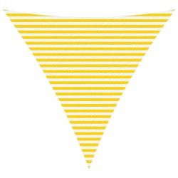 Voile d'ombre Jaune et blanc 4 x 4 x 4 m 100 % polyester Oxford 629051629051