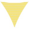 Voile d'ombre Jaune et blanc 4 x 4 x 4 m 100 % polyester Oxford 629051629051