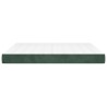 Matelas de lit à ressorts ensachés fermeté moyenne Vert foncé 180x200x20 cm 629058629058