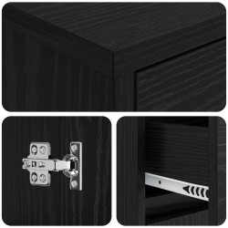 Armoire de salle de bain Chêne noir 35 x 36,5 x 85 cm 629059629059