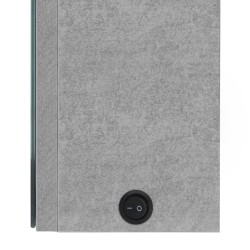 Armoire de salle de bain à miroir LED gris béton 50x13x70 cm 629062629062