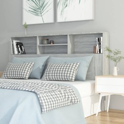 Armoire de tête de lit Sonoma gris 160x19x103,5 cm 629065629065