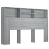 Armoire de tête de lit Sonoma gris 160x19x103,5 cm 629065629065