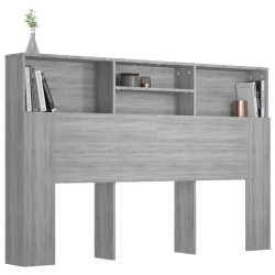 Armoire de tête de lit Sonoma gris 160x19x103,5 cm 629065629065