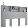 Armoire de tête de lit Sonoma gris 160x19x103,5 cm 629065629065