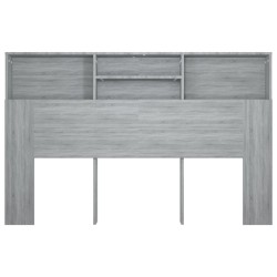 Armoire de tête de lit Sonoma gris 160x19x103,5 cm 629065629065