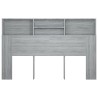 Armoire de tête de lit Sonoma gris 160x19x103,5 cm 629065629065