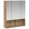 Armoire Miroir de Salle de Bain Chêne artisan 60 x 14.5 x 70 cm 629066629066