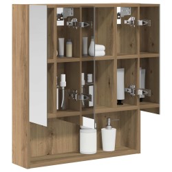 Armoire Miroir de Salle de Bain Chêne artisan 60 x 14.5 x 70 cm 629066629066