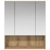 Armoire Miroir de Salle de Bain Chêne artisan 60 x 14.5 x 70 cm 629066629066