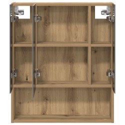 Armoire Miroir de Salle de Bain Chêne artisan 60 x 14.5 x 70 cm 629066629066
